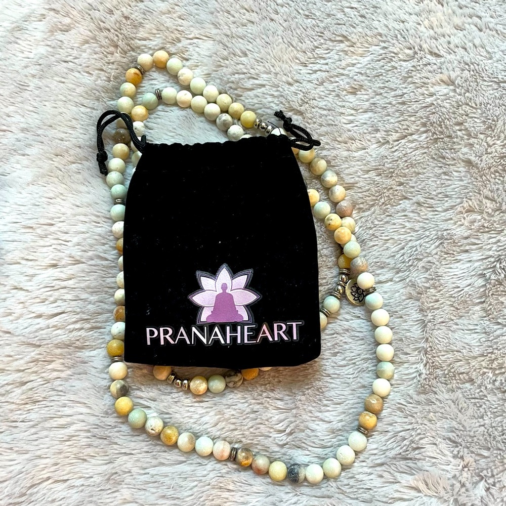 Prana Heart yoga beads